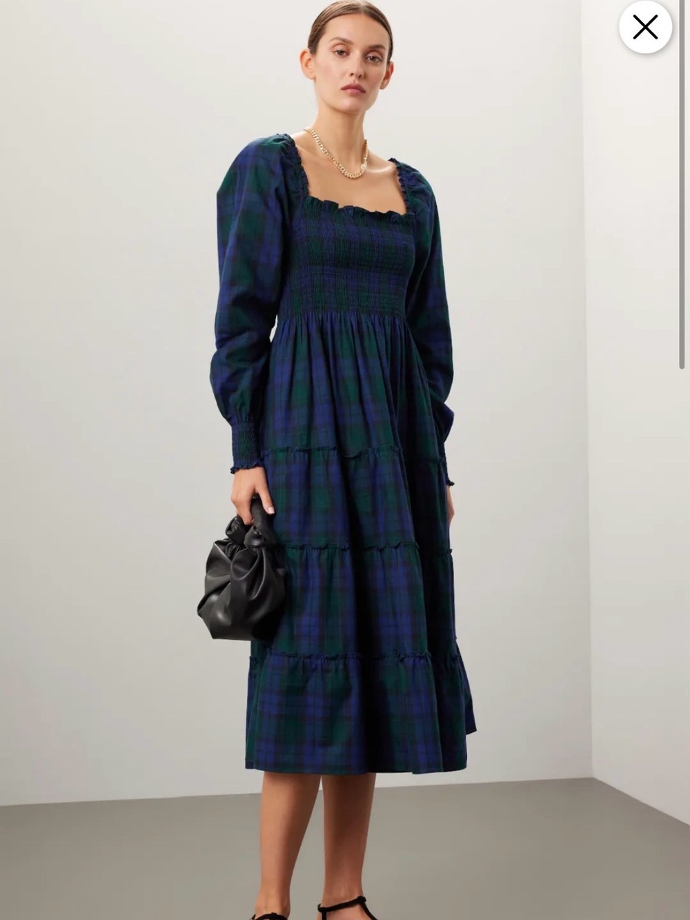 Hill House Tartan Naomi Plaid Nap Dress